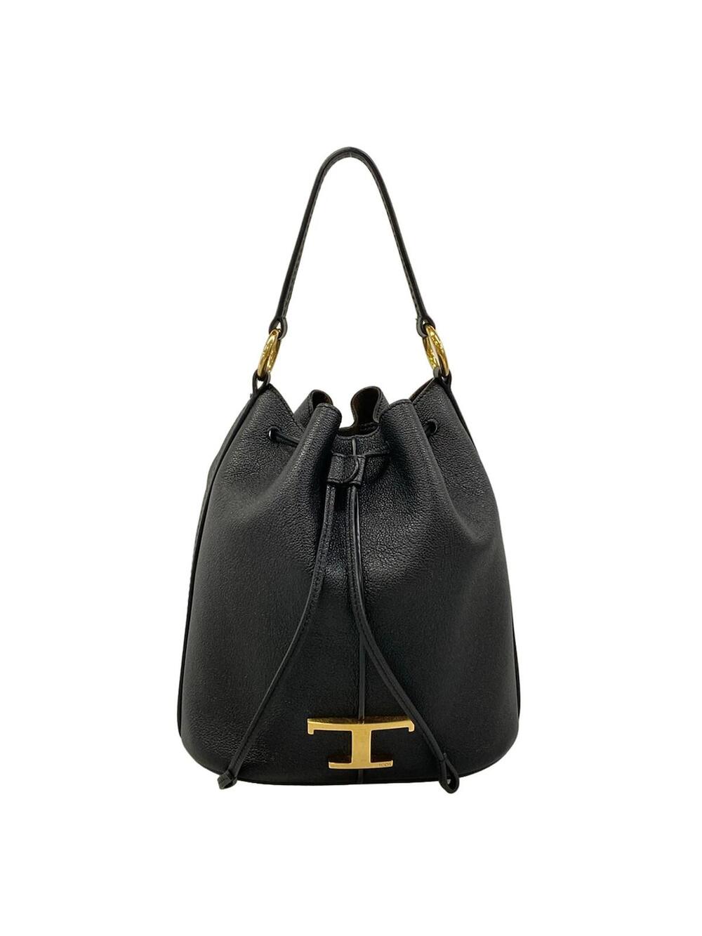 Tod's T Timeless Bucket Bag Black #326017T10B